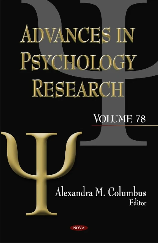 Advances in Psychology Research: v. 78: Volume 78