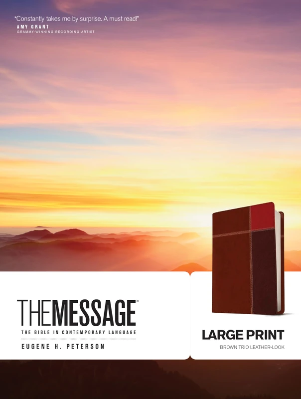Message Large Print, The: The Bible in Contemporary Language