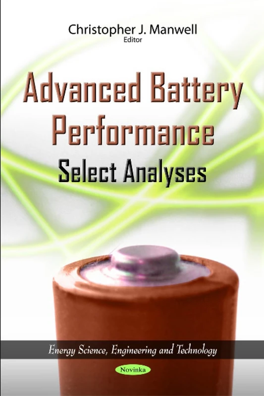 Advanced Battery Performance: Select Analyses (Energy Science, Engineering and Technology)