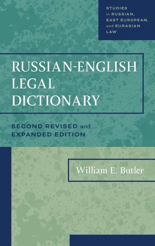 Russian-English Legal Dictionary - Talbot Publishing