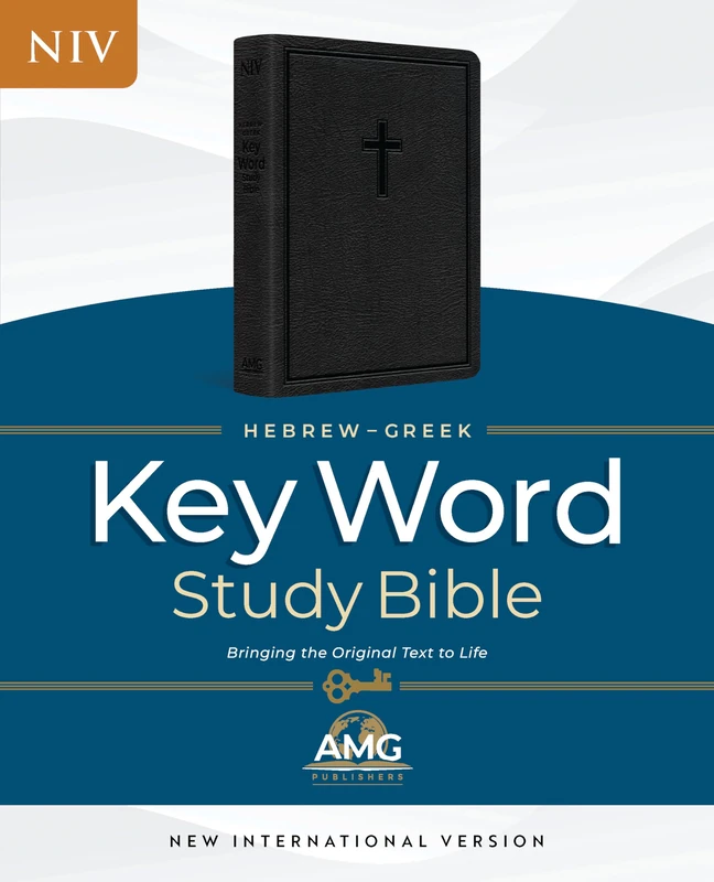 Hebrew-Greek Key Word Study Bible, Black Leather