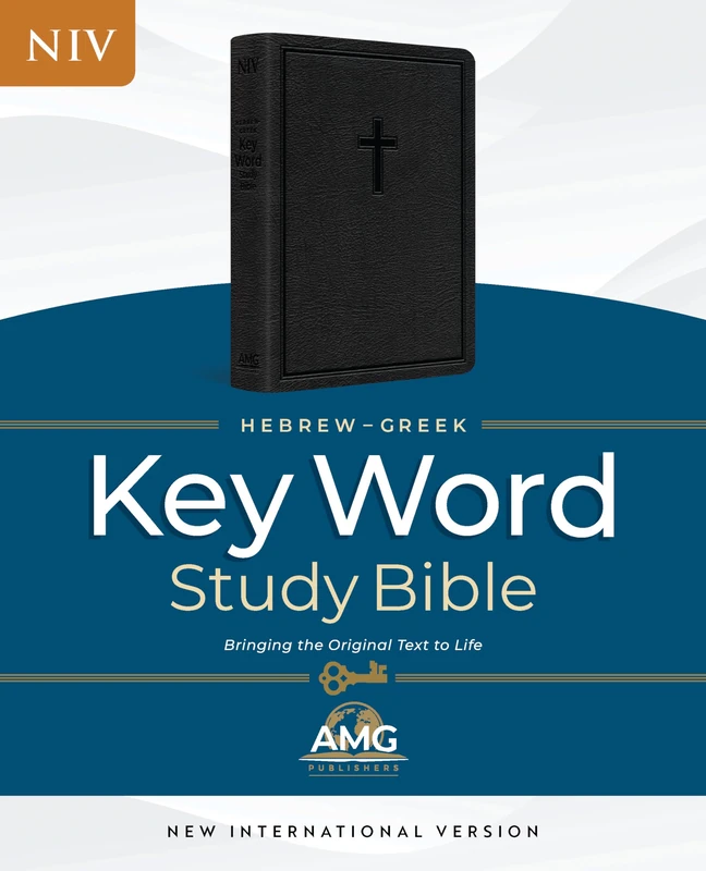 Hebrew-Greek Key Word Study Bible, Black Leather, Indexed
