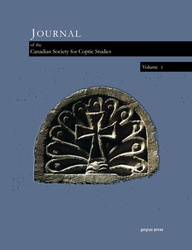 Journal of the Canadian Society for Coptic Studies (Volume 1): Journal of Coptic Studies