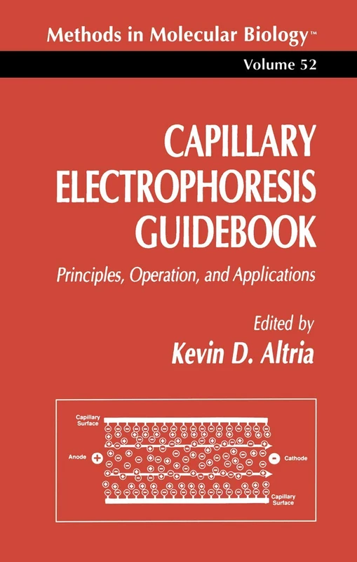 Capillary Electrophoresis Guidebook: Principles, Operation, and Applications: 52 (Methods in Molecular Biology, 52)