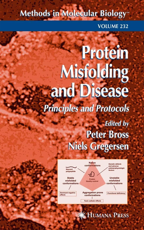 Humana Protein Misfolding and Disease: 232 Methods in Molecular Biology