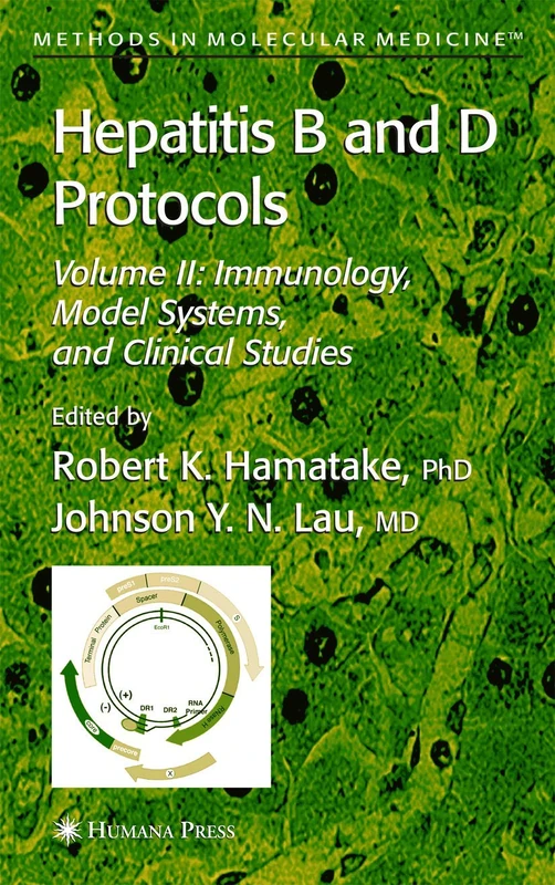 Humana Hepatitis B and D Protocols Vol 2 - Methods in Molecular Medicine