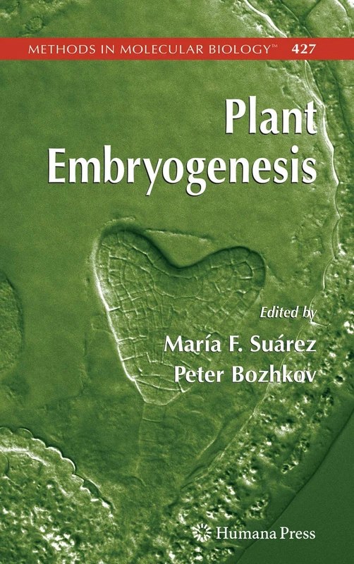 Plant Embryogenesis: 427 (Methods in Molecular Biology, 427)
