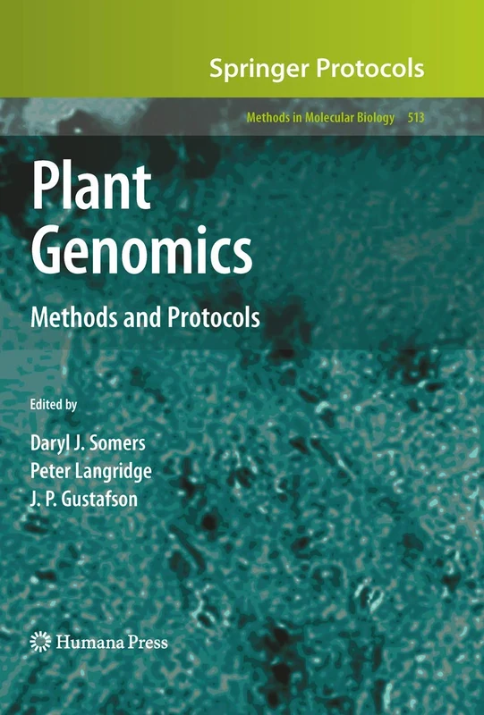 Humana Plant Genomics: Methods and Protocols - Vol 513