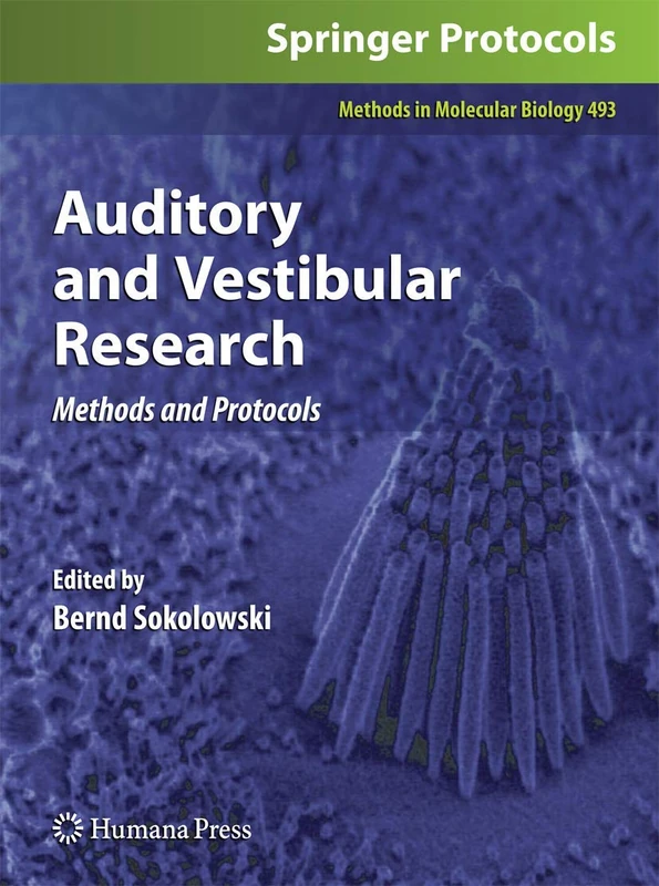 Humana Auditory and Vestibular Research: Methods and Protocols 493 - Image 1
