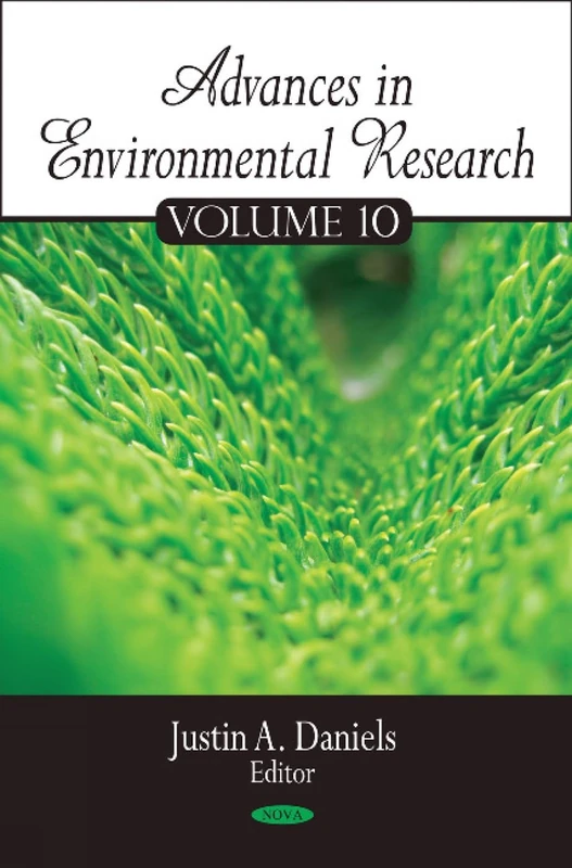 Advances in Environmental Research: v. 10: Volume 10