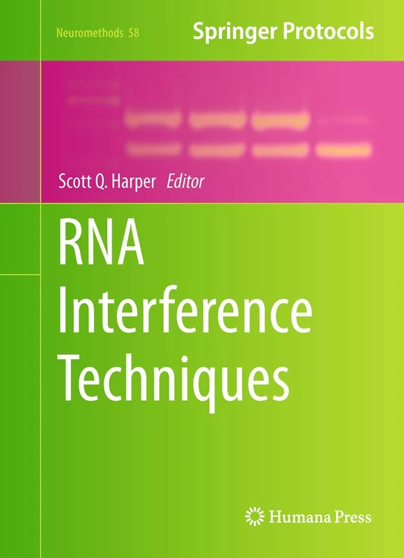RNA Interference Techniques: 58 (Neuromethods, 58)