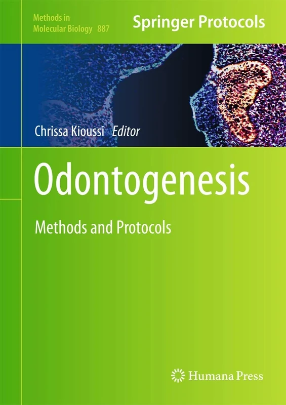 Odontogenesis: Methods and Protocols: 887 (Methods in Molecular Biology, 887)
