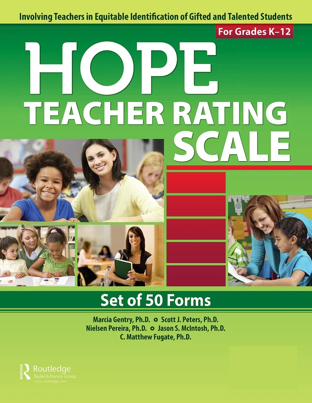HOPE Teacher Rating Scale Forms: Involving Teachers in Equitable Identification of Gifted and Talented Students in K-12: Set of 50