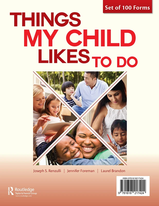 Things My Child Likes to Do Forms: Set of 100 - Image 1