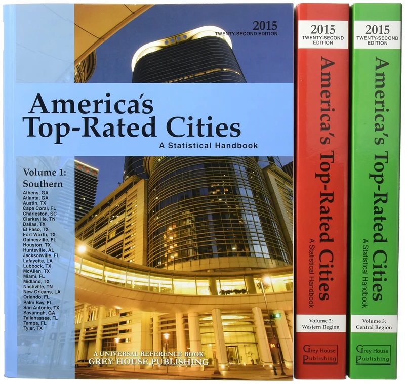 America's Top-Rated Cities, Vol. 3 Central, 2015: A Statistical Handbook