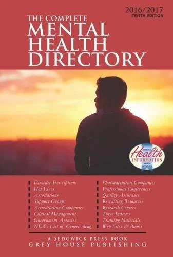 Complete Mental Health Directory, 2016/17: Print Purchase Includes 1 Year Free Online Access