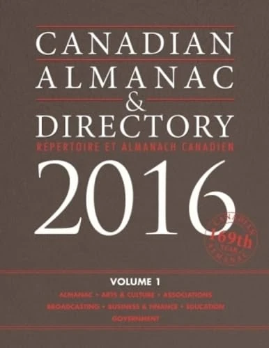 Canadian Almanac & Directory 2017 (Canadian Almanac and Directory)
