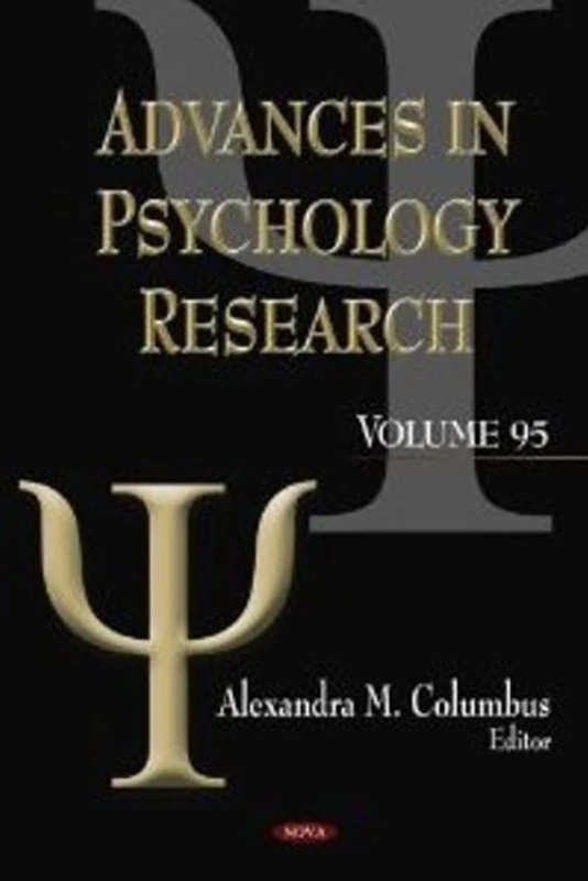 ADVANCES IN PSYCHOLOGY RES.V95: Volume 95 - Image 1