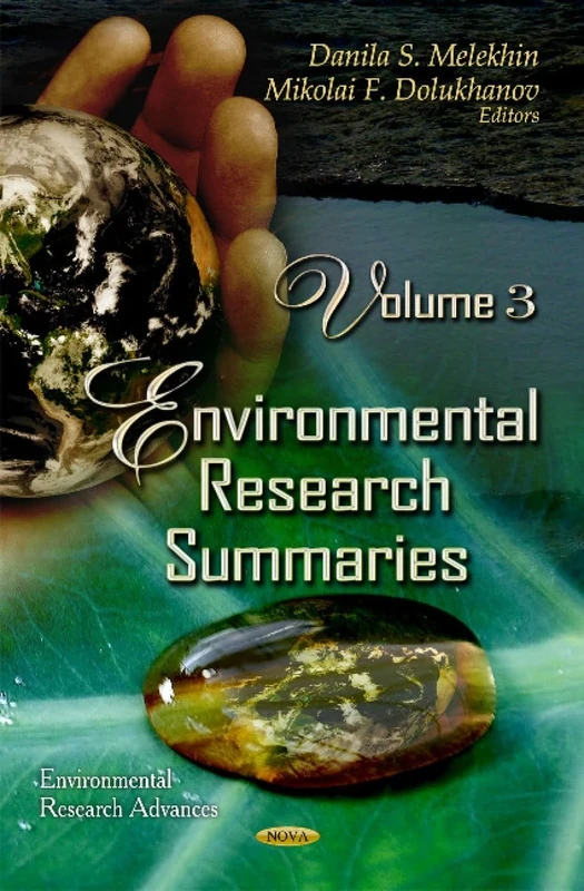 ENVIRONMENTAL RES.SUMAR.V.03: Volume 3 (Environmental Research Advances)