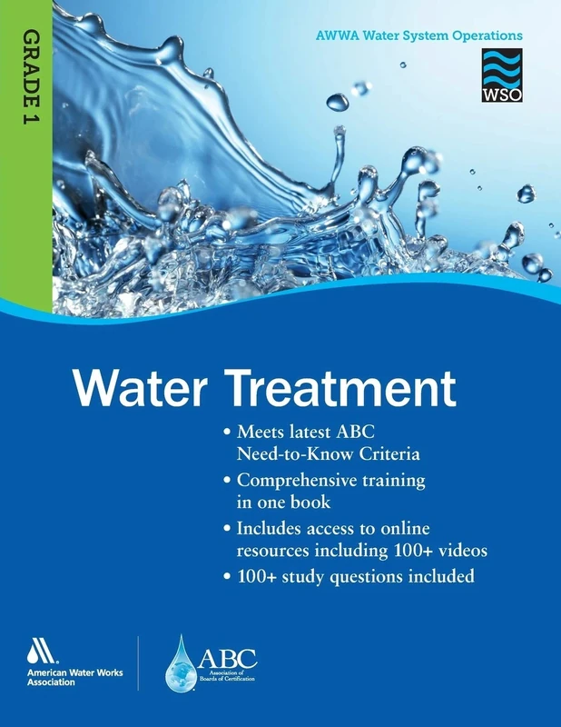 WSO Water Treatment, Grade 1: Awwa Water System Operations Wso