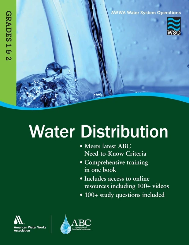 WSO Water Distribution, Grades 1 & 2 (Awwa Water System Operations)