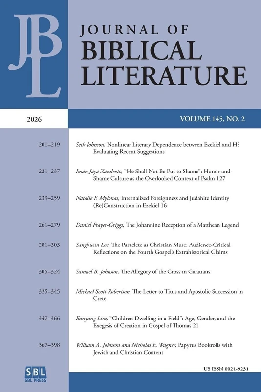 Journal of Biblical Literature 145.2 (2026)