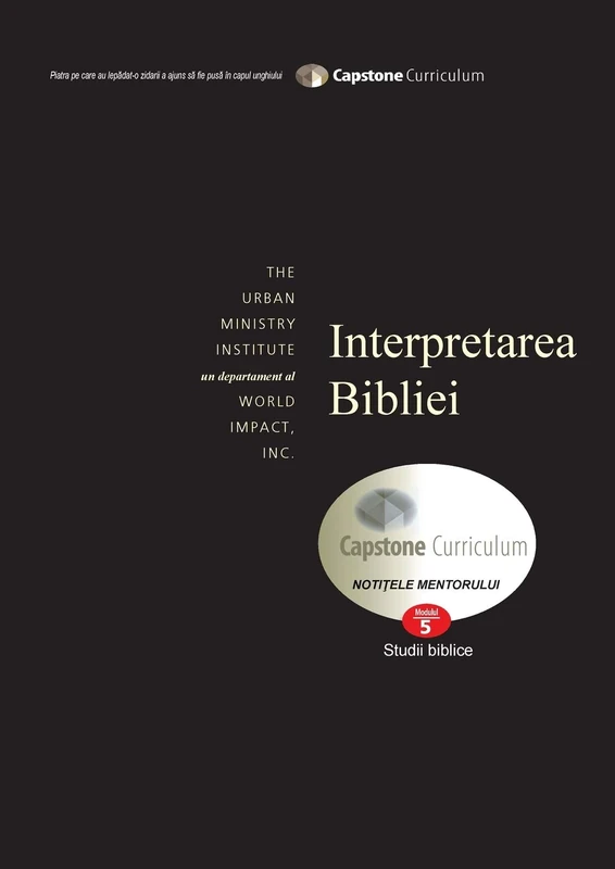 Bible Interpretation, Mentor's Guide: Capstone Module 5, Romanian Edition - Image 1