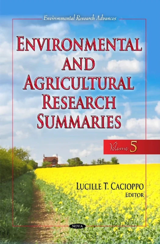 ENVIRONMENTAL AGRICULTURAL 5: Volume 5 (Environmental Research Advances)