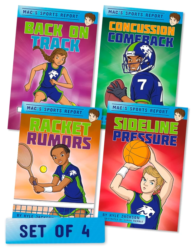 Mac's Sports Report (set of 4)