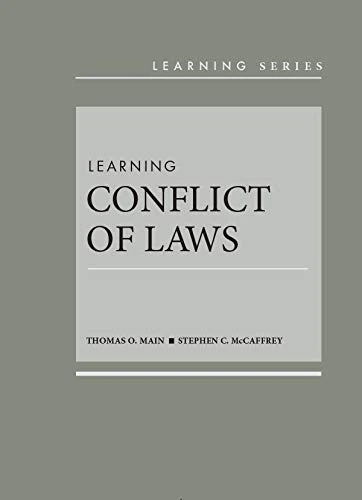 Learning Conflict of Laws (Learning Series)