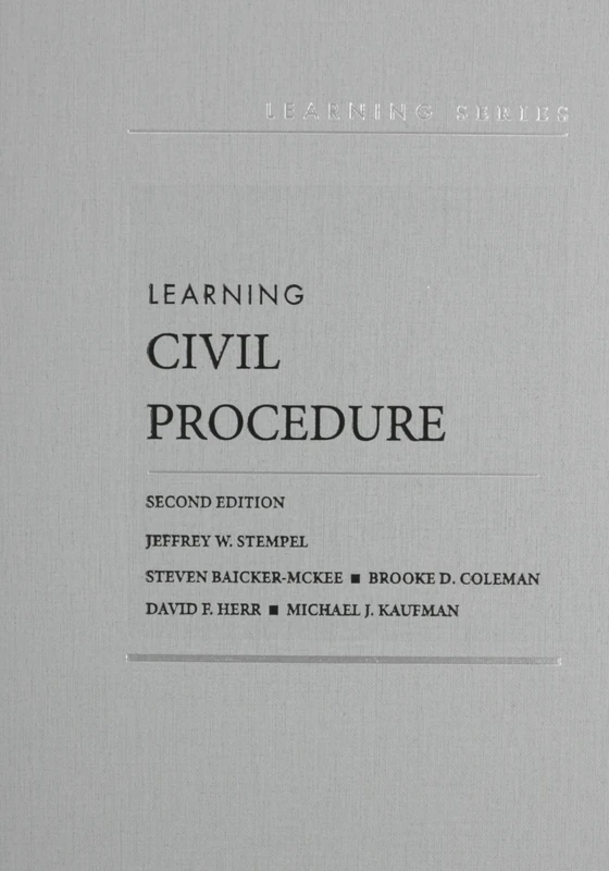 Learning Civil Procedure (Learning Series)