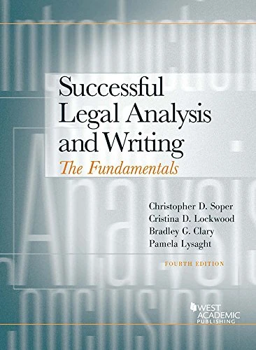 Successful Legal Analysis and Writing: The Fundamentals (Coursebook)