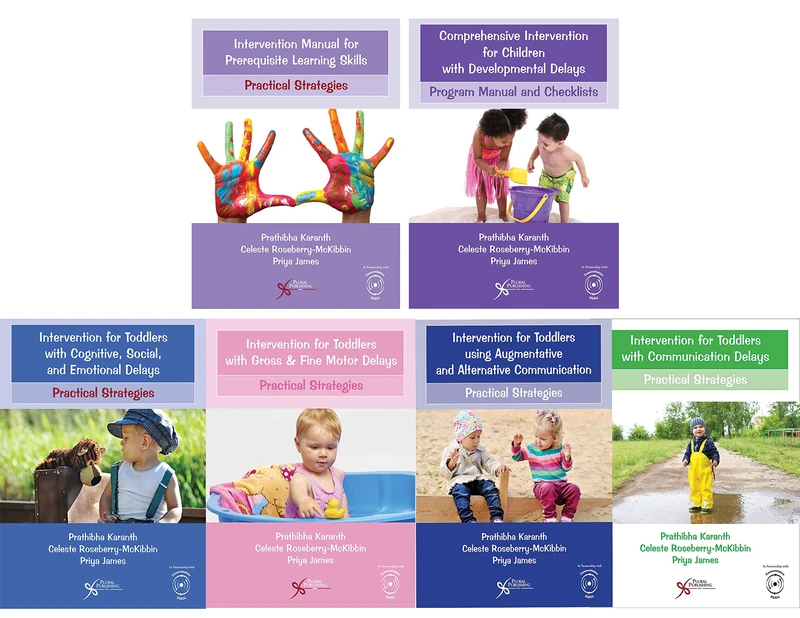 Comprehensive Intervention for Children with Developmental Delays and Disorders: Practical Strategies for Toddlers: Toddler Intervention Manual 6 Books - Image 1
