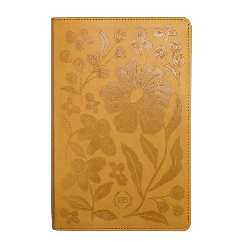 LSB 2 Column Verse-By-Verse Paste-Down Mustard Faux Leather