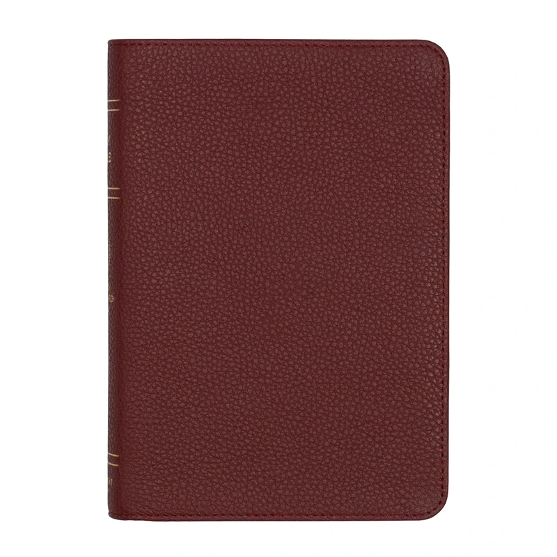 LSB Compact Bible, Burgundy Cowhide: Paste-Down Burgundy Cowhide (Lsb)