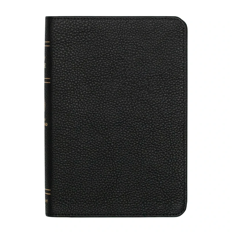 LSB Compact Bible, Black Cowhide