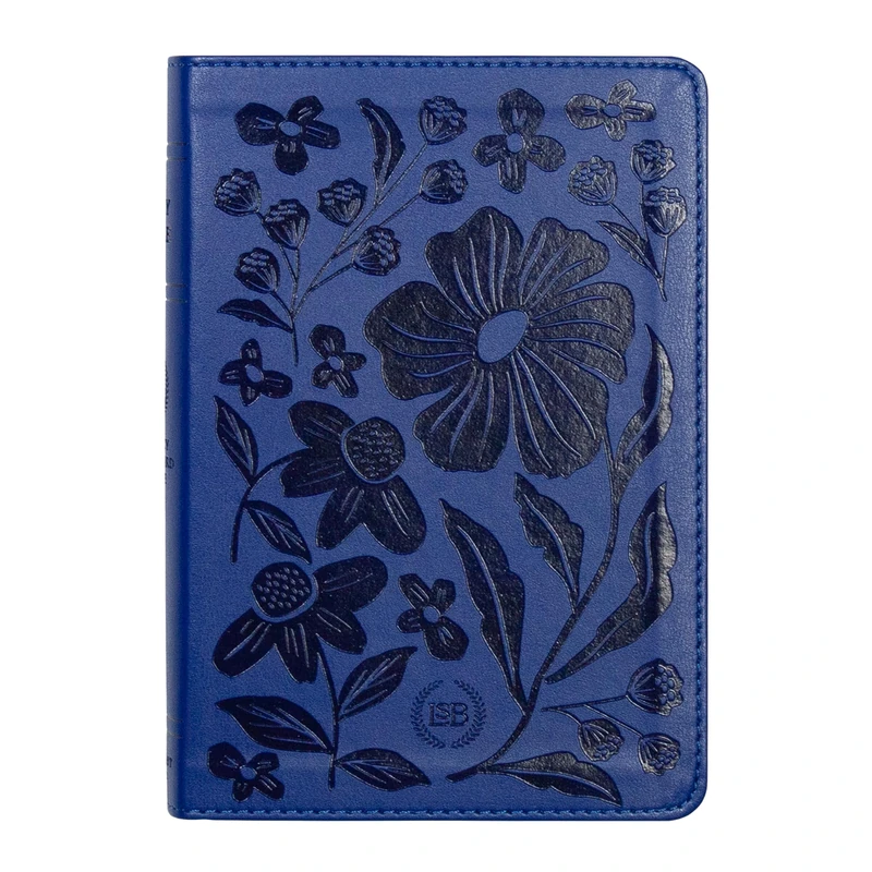 LSB Compact Bible, Blue Floral