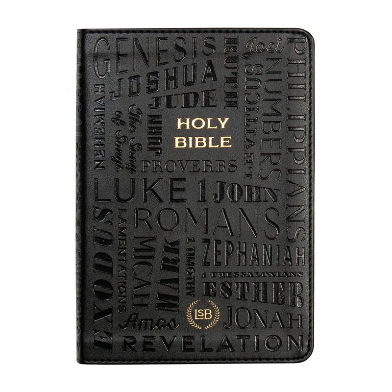 LSB Compact Bible, Black 66 Books Gold
