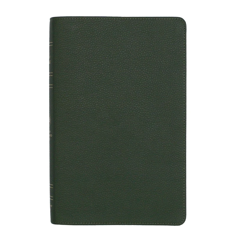 LSB 2 Column Verse-By-Verse Forest Green Cowhide Leather