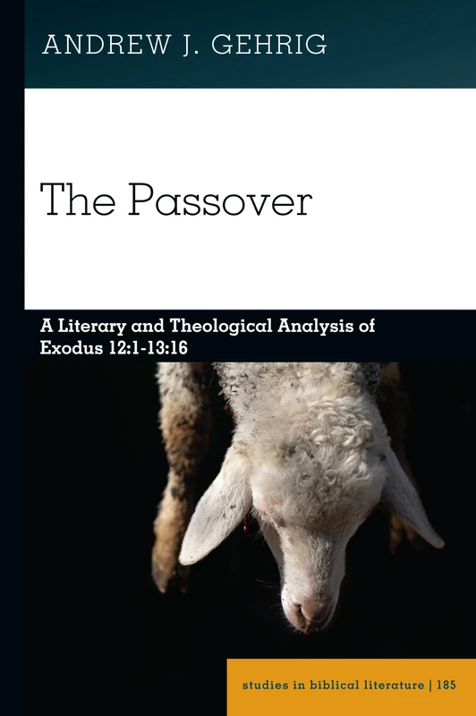 The Passover: A Literary and Theological Analysis of Exodus 12:1-13:16: 185 (Studies in Biblical Literature) - Image 1