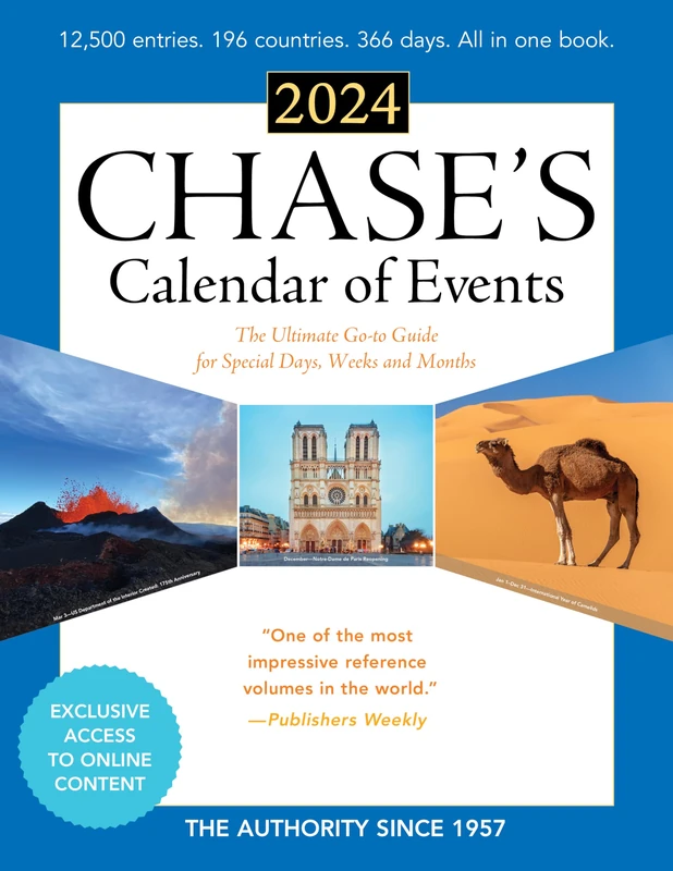 Chase's Calendar of Events 2024: The Ultimate Go-to Guide for Special Days, Weeks and Months, 67th Edition - Image 1