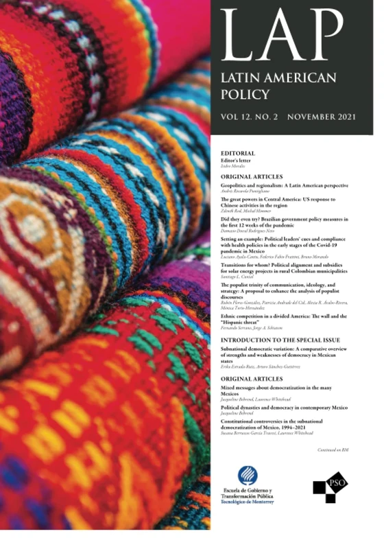 Latin American Policy: Vol 12, No. 2, November 2021