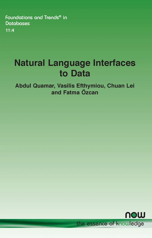 Natural Language Interfaces to Data (Foundations and Trends® in Databases)