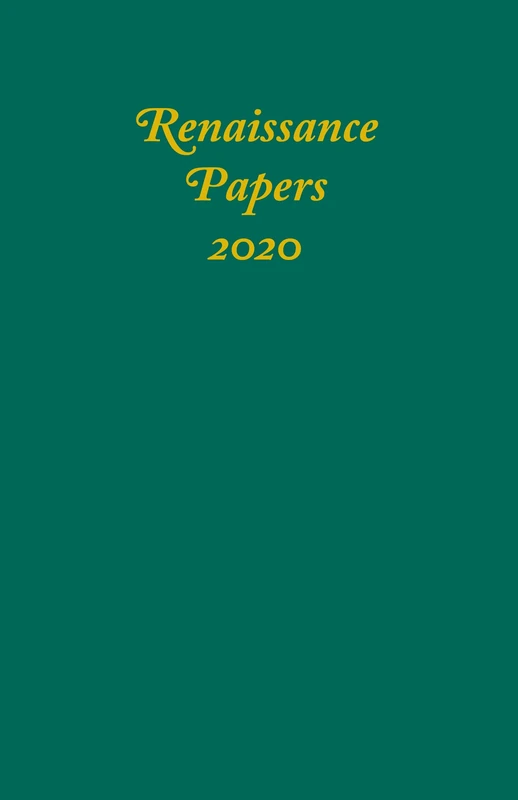 Renaissance Papers 2020: 25