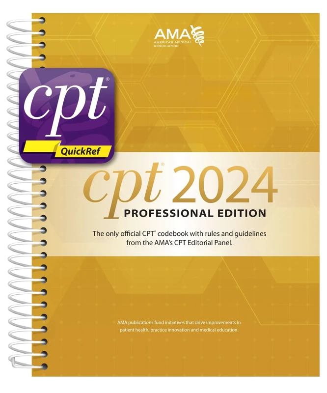 CPT Professional 2024 and CPT QuickRef APP Bundle
