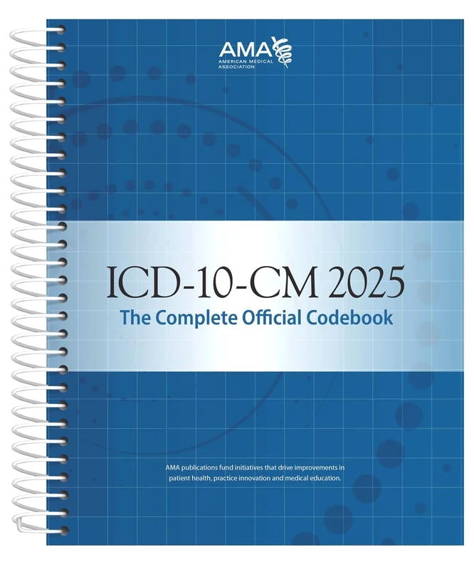 AMA Press ICD-10-CM 2025 Complete Official Codebook - Image 1