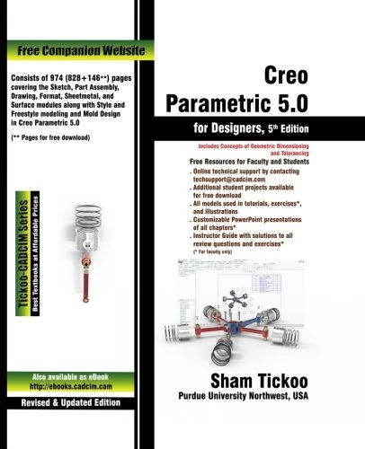 Creo Parametric 5.0 for Designers, 5th Edition