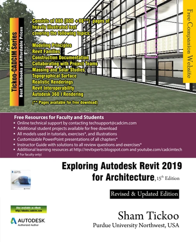 Exploring Autodesk Revit 2019 for Architecture, 15th Edition