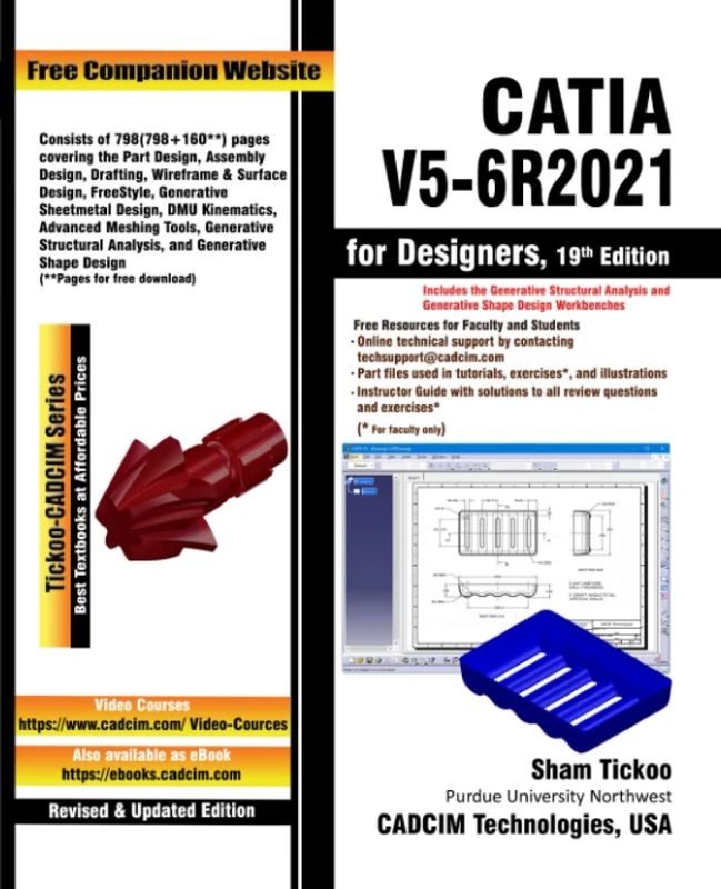 CATIA V5-6R2021 for Designers, 19th Edition