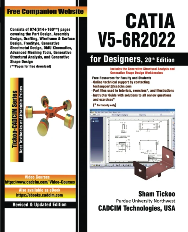 CATIA V5-6R2022 for Designers, 20th Edition